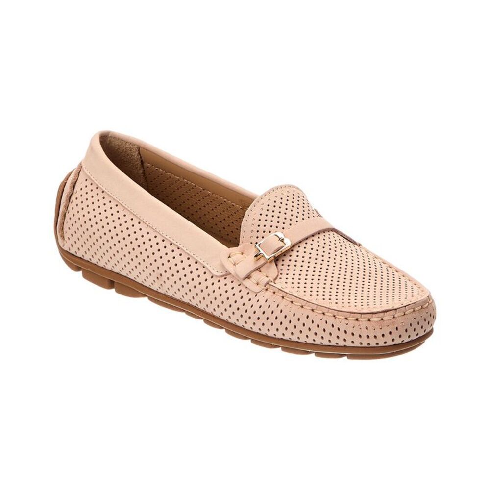 Baldinini Leather Loafer, Beige